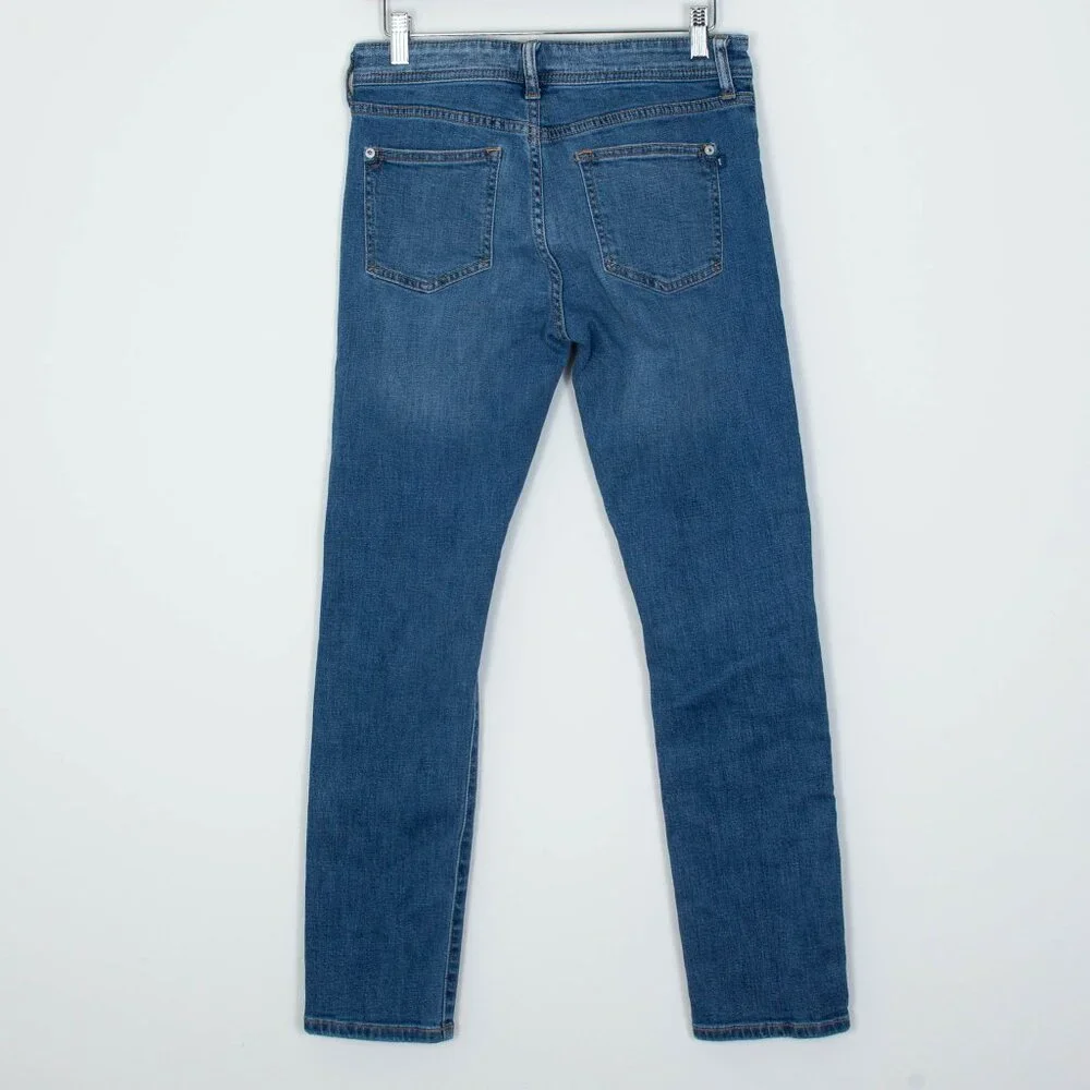 Anthropologie Pilcro‎ Slim Boyfriend Crop Denim Jeans Bohemian Preppy Womens 26